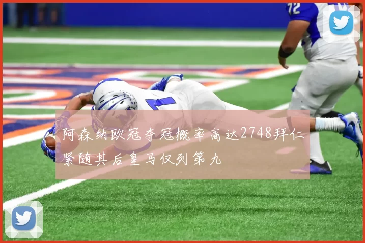 阿森纳欧冠夺冠概率高达2748拜仁紧随其后皇马仅列第九